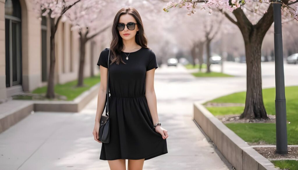Casual Day Out black dress