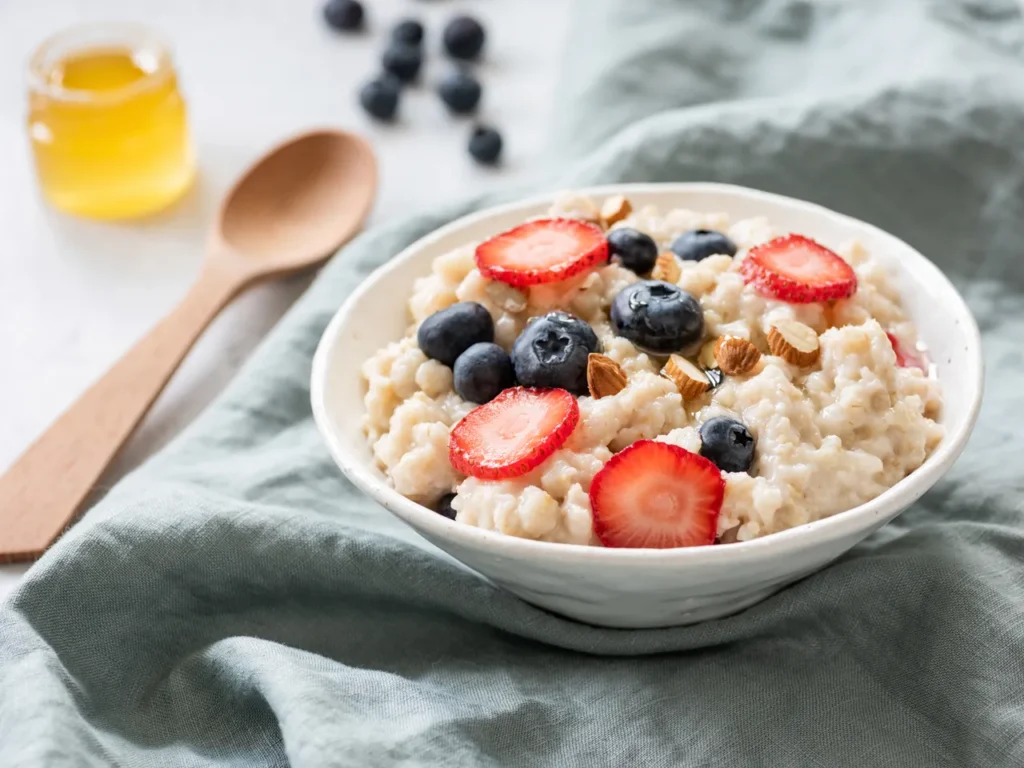 Oatmeal for Exfoliation and Soothing