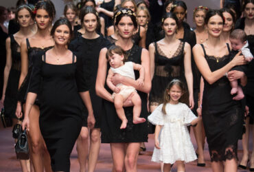 Dolce & Gabbana's Spring/Summer 2016 collection showcases vibrant designs reflecting the theme of Motherhood in Fashion.
